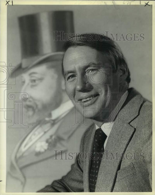 1979 Press Photo Robert MacNeil, Host of "MacNeil-Lehrer Report" - nop55221