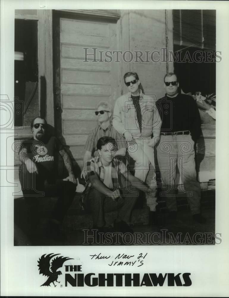 1991 Press Photo The Nighthawks, band members - nop56724