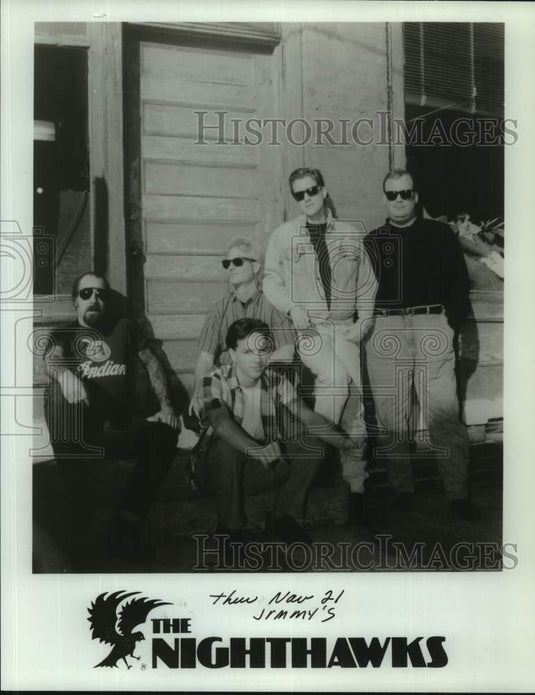 1991 Press Photo The Nighthawks, band members - nop56724