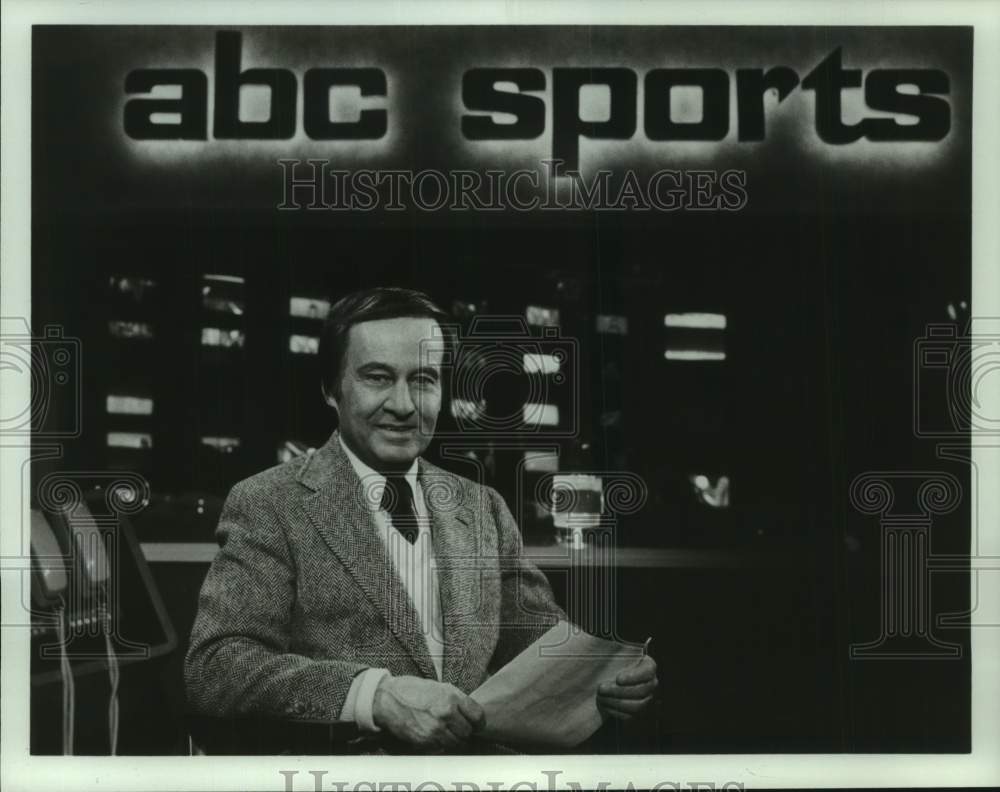 1984 Press Photo ABC Sportscaster Jim McKay - nop57179- Historic Images