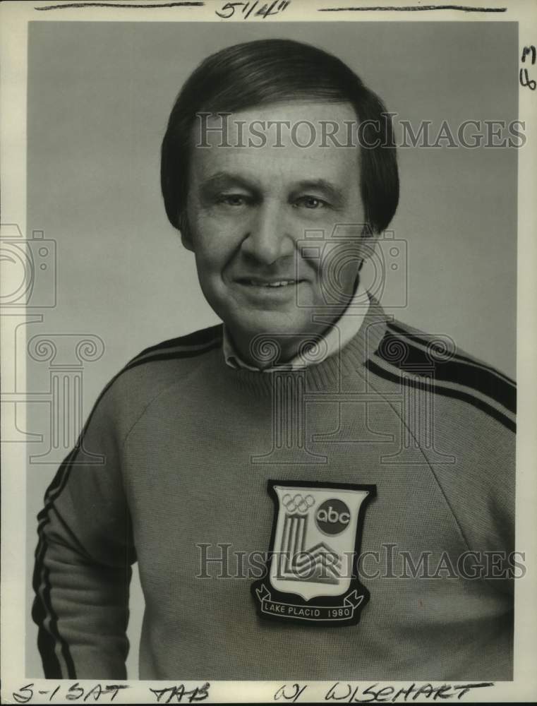 1980 Press Photo Jim McKay, ABC Sportscaster - nop59649- Historic Images