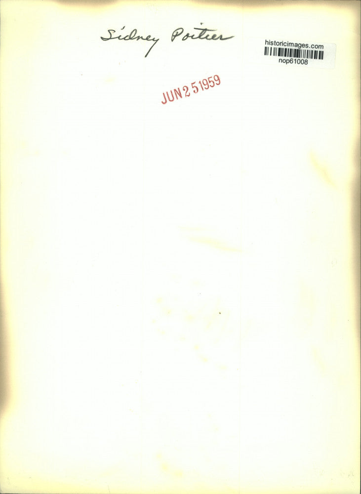 1959 Press Photo Sidney Poitier, actor - nop61008
