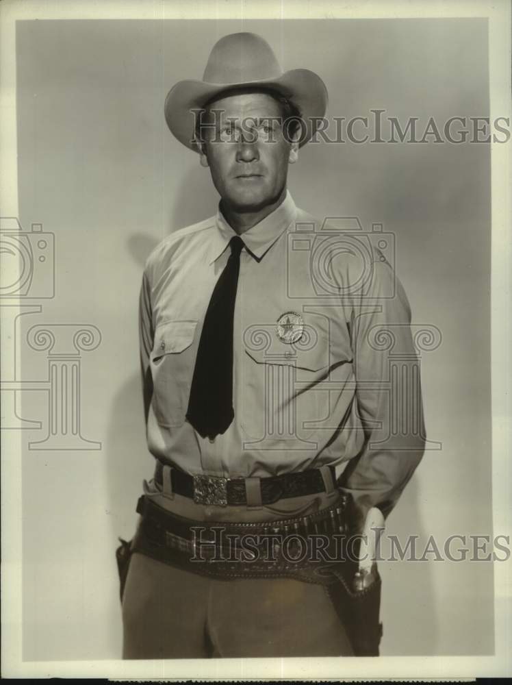 Press Photo Joel McCrea stars on NBC&#39;s &quot;Tale of the Texas Rangers&quot; - nop62220