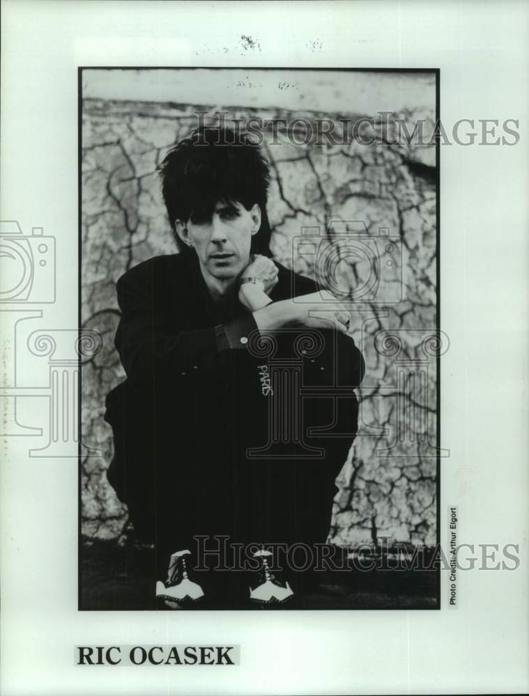 1987 Press Photo Recording artist Ric Ocasek - nop62592- Historic Images