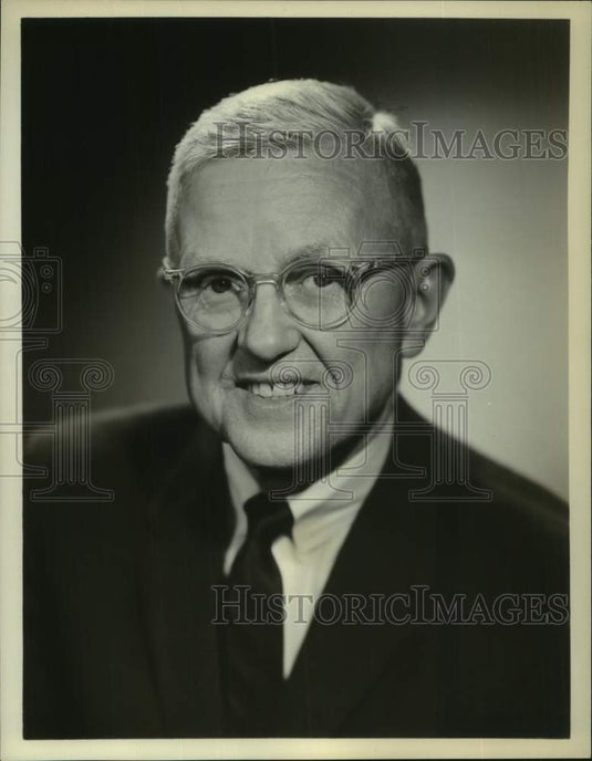 1961 Press Photo Dr. Peter Odegard in "Continental Classroom," on NBC-TV