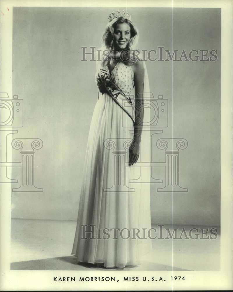 Load image into Gallery viewer, 1975 Press Photo Karen Morrison, Miss U.S.A. 1974 - nop63453
