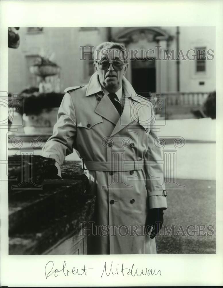 1989 Press Photo Actor Robert Mitchum - nop63611- Historic Images