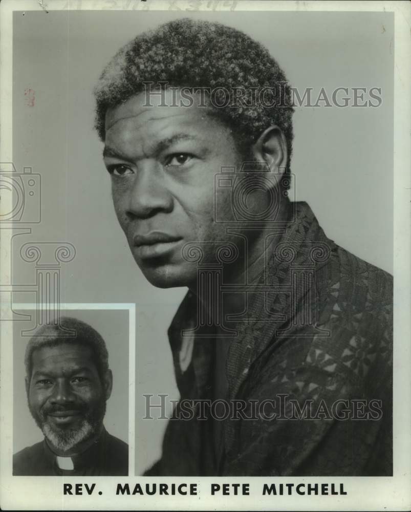 1983 Press Photo Reverend Maurice Pete Mitchell - nop63846- Historic Images