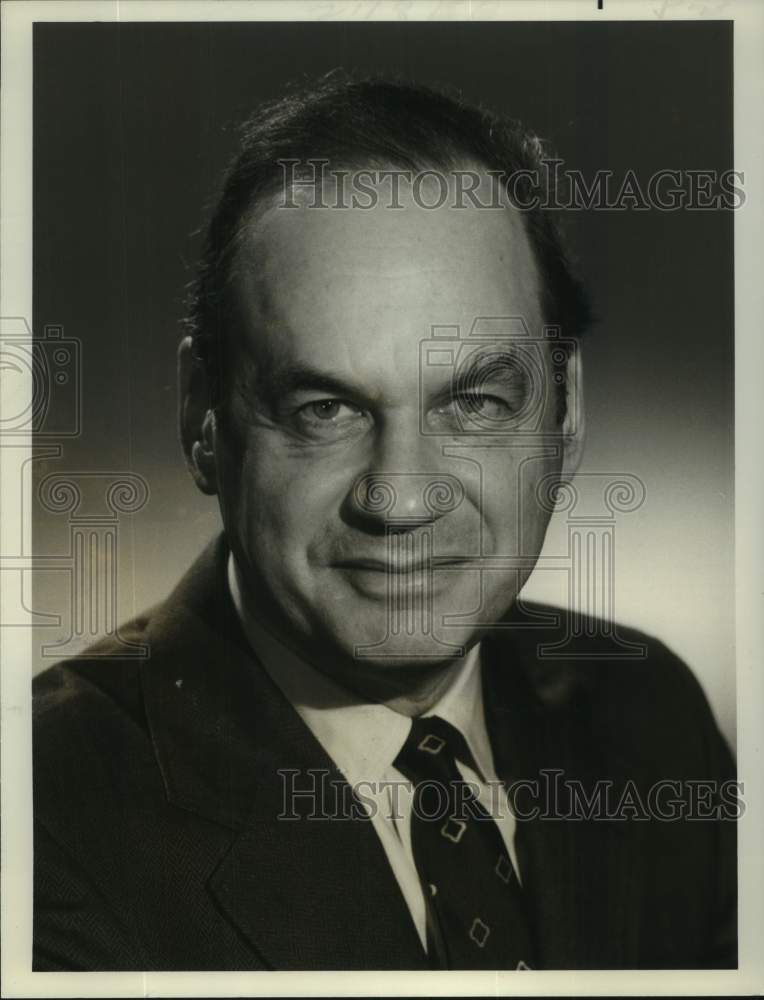 1978 Press Photo Edwin Newman, NBC Television Newsman - nop64099