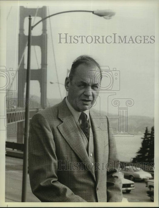 1978 Press Photo NBC News correspondent Edwin Newman on Television Network