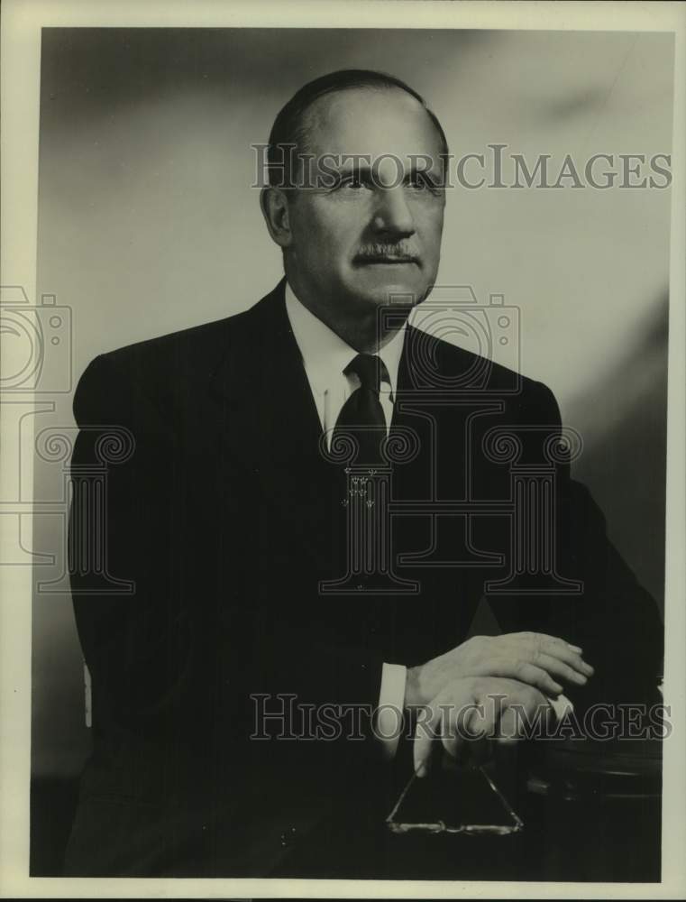 1961 Press Photo Professor George Mylonas of Washington University on ABC-TV