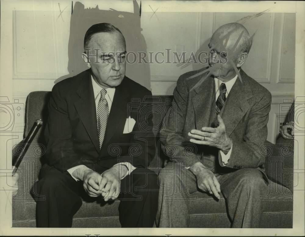 1952 Press Photo John A. Stephens labor negotiator for United States Steel Corp.