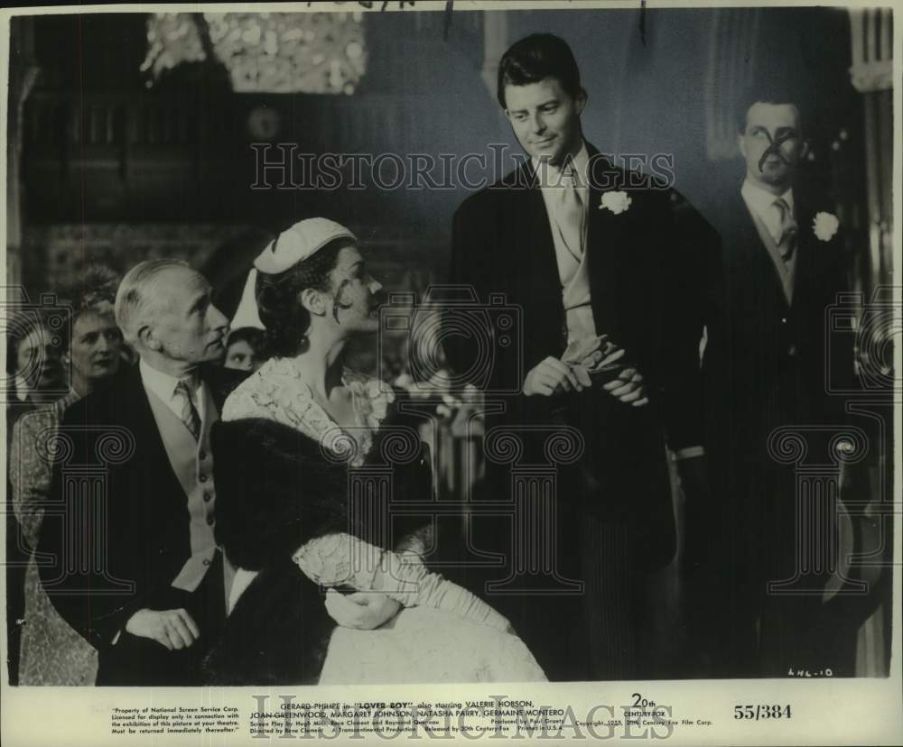 1956 Press Photo Gerard Philipe stars in &quot;Lover Boy&quot; - nop66161- Historic Images