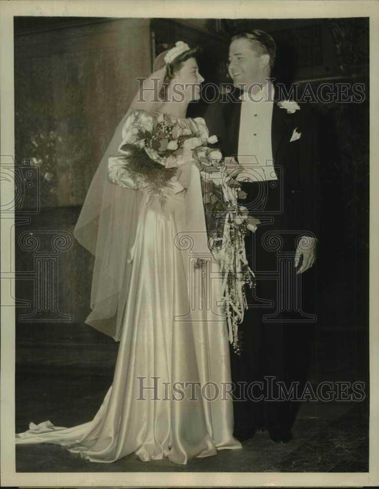 1938 Press Photo Reginald Bryan Owen and Ruth Bryan Owen Rohde marred at Church