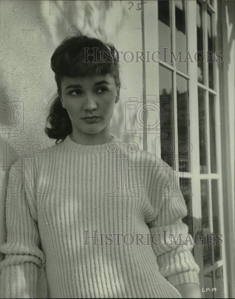 1958 Press Photo Lilo Pulver, Swiss actress. - nop67498