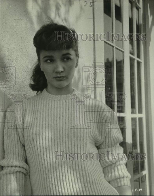 1958 Press Photo Lilo Pulver, Swiss actress. - nop67498