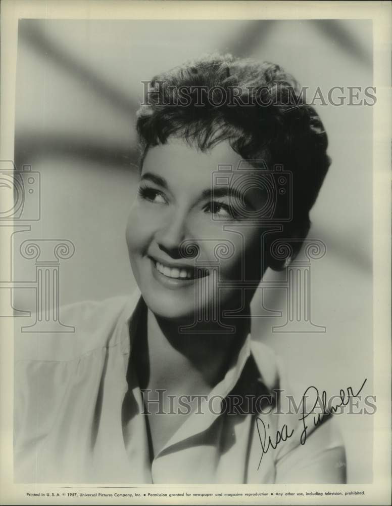 1957 Press Photo Lisa Pulver, actress - nop67500