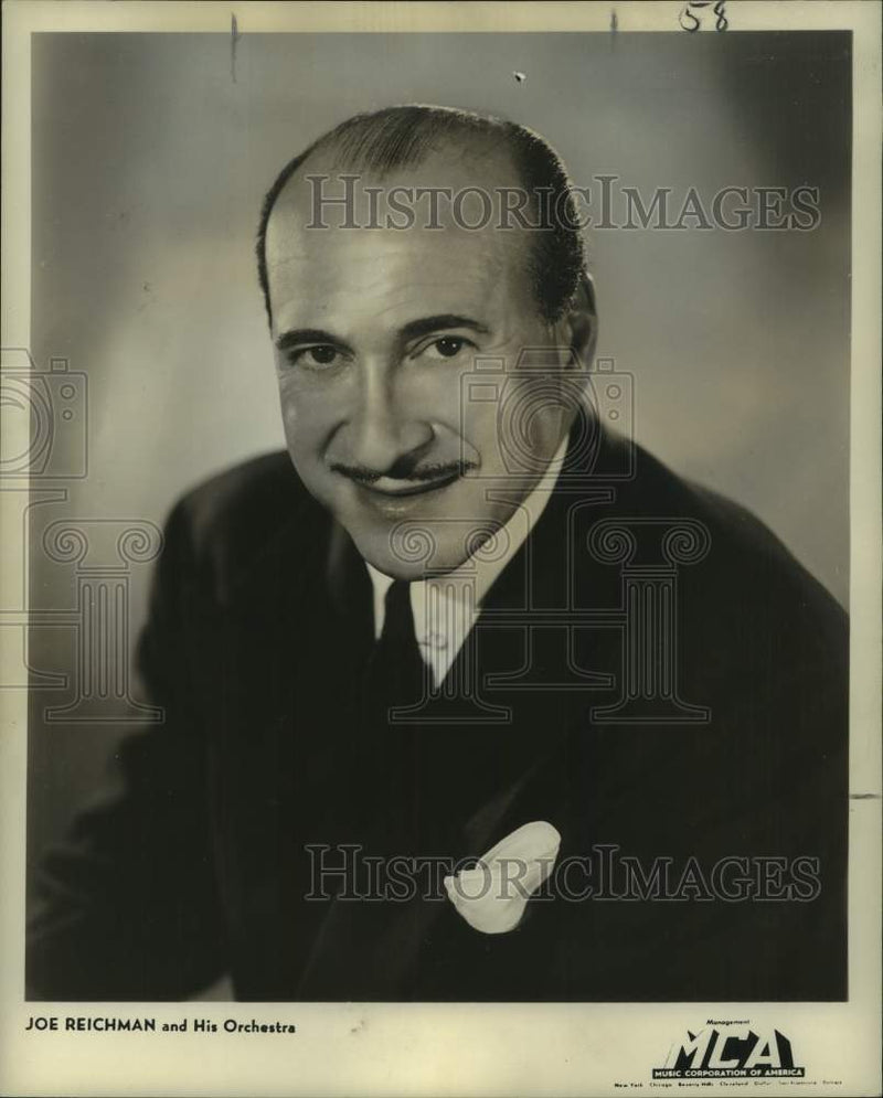 Load image into Gallery viewer, 1950 Press Photo Band Leader Joe Reichman - nop67919
