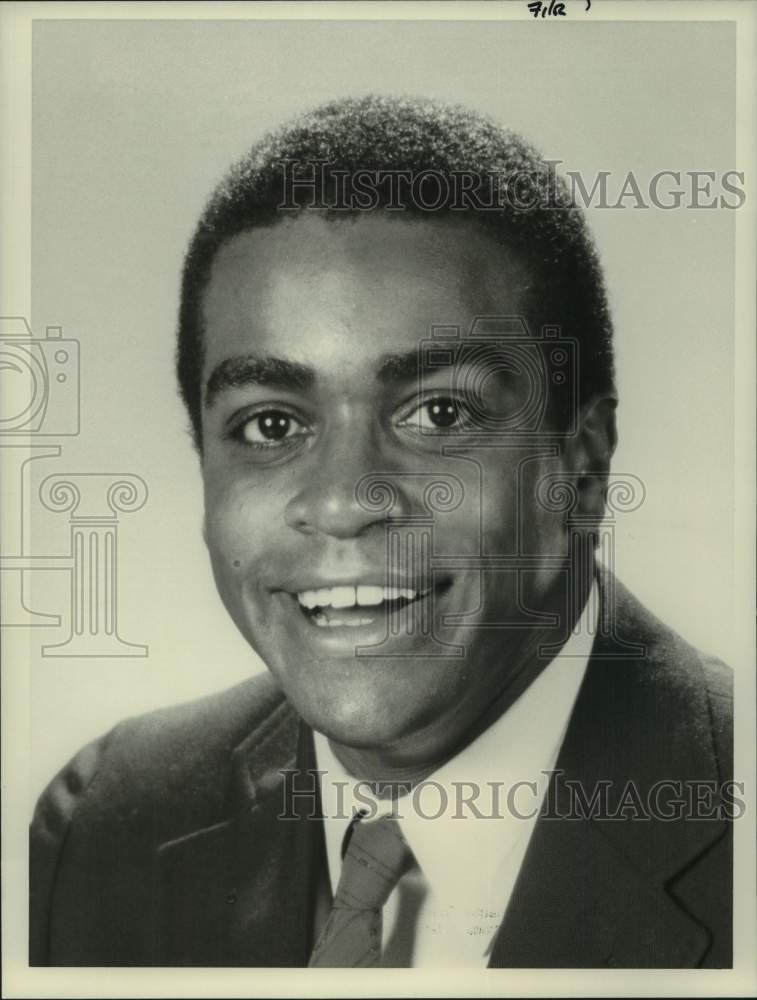 1983 Press Photo Ahmad Rashad, NBC Sportscaster - nop68037- Historic Images