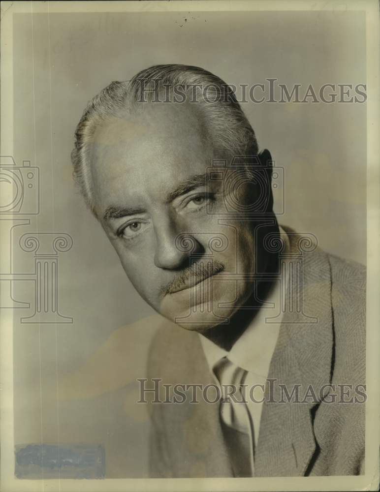 1955 Press Photo William Powell, Actor - nop68292
