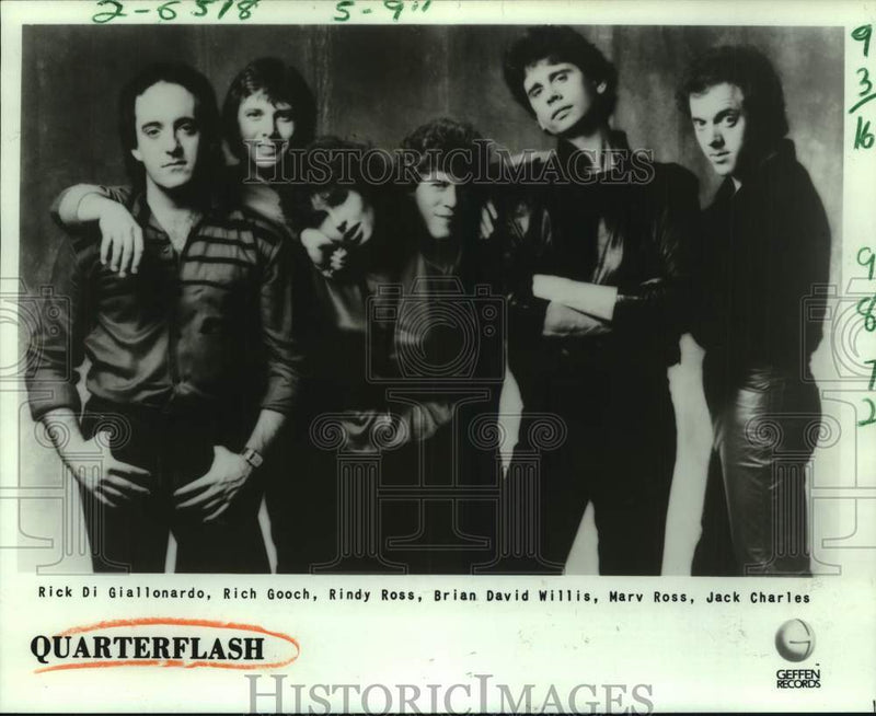 Load image into Gallery viewer, 1983 Press Photo Members of the music group Quarterflash - nop69332
