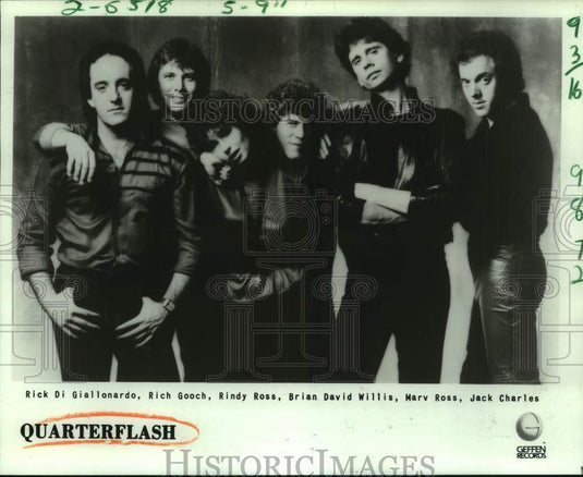 1983 Press Photo Members of the music group Quarterflash - nop69332