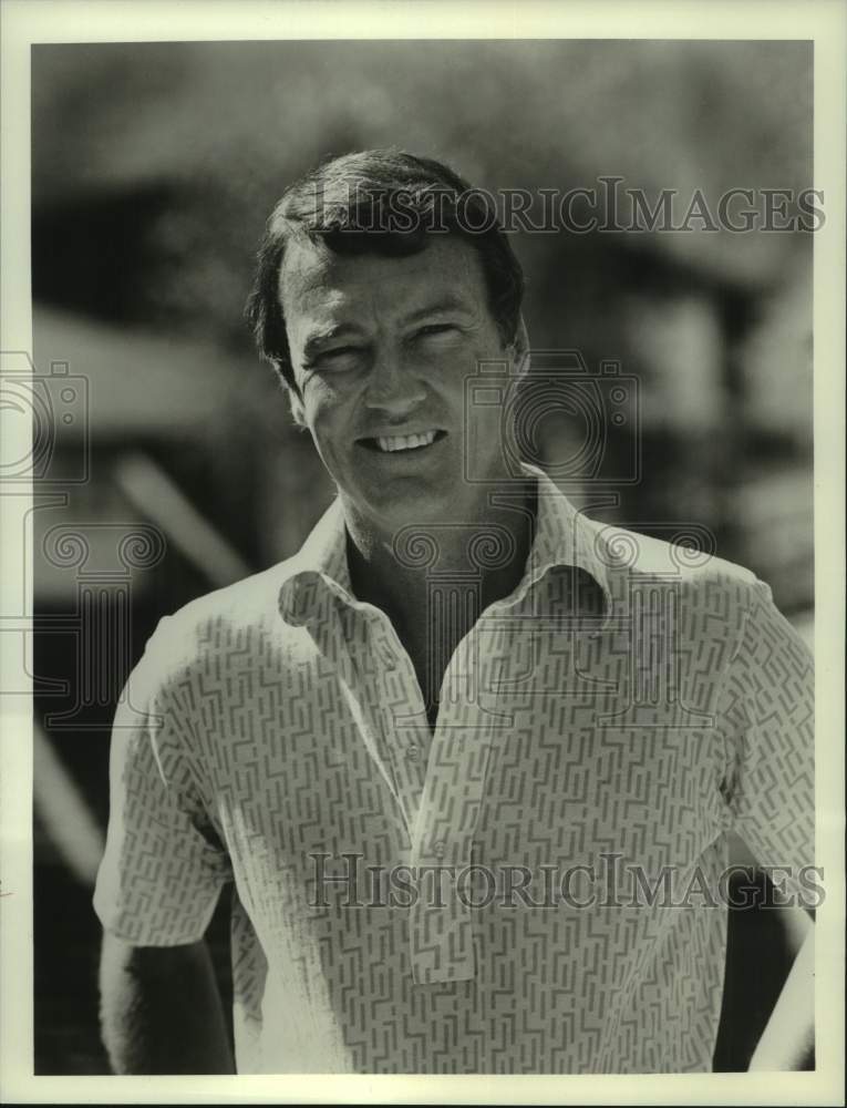 1975 Press Photo New York Knicks Basketball player Bud Palmer on ABC-TV- Historic Images