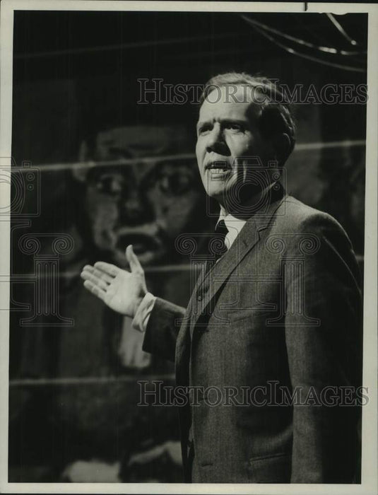 1965 Press Photo Roy Poole on "The Catholic Hour" on NBC-TV - nop70513