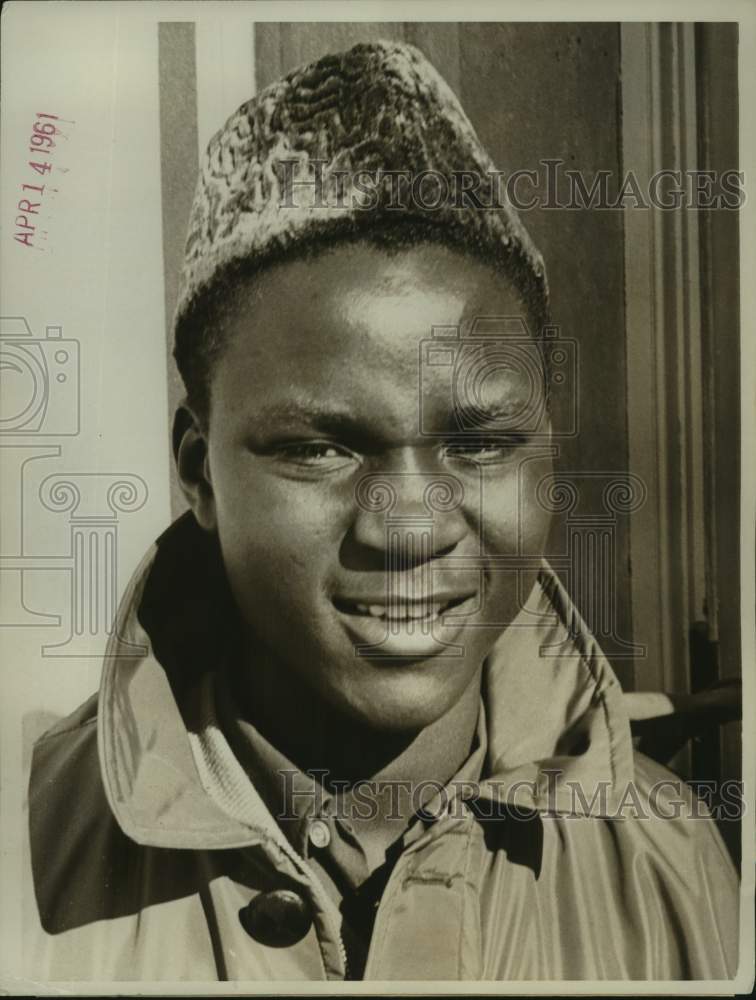 Load image into Gallery viewer, 1961 Press Photo Peyer Okongo Ndiege, brother of Kenya Nationalist Tom Mboya
