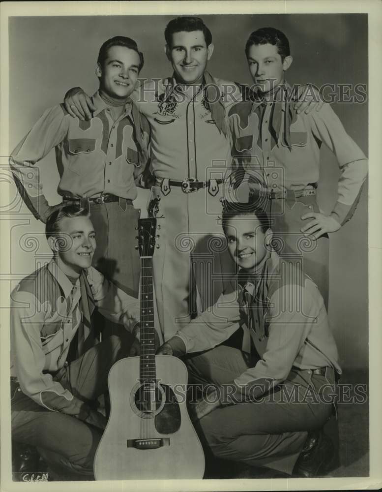 1954 Press Photo Webb Pierce and his Wondering Boys - nop72423
