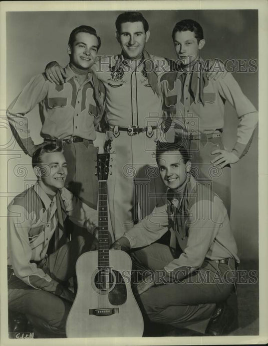 1954 Press Photo Webb Pierce and his Wondering Boys - nop72423