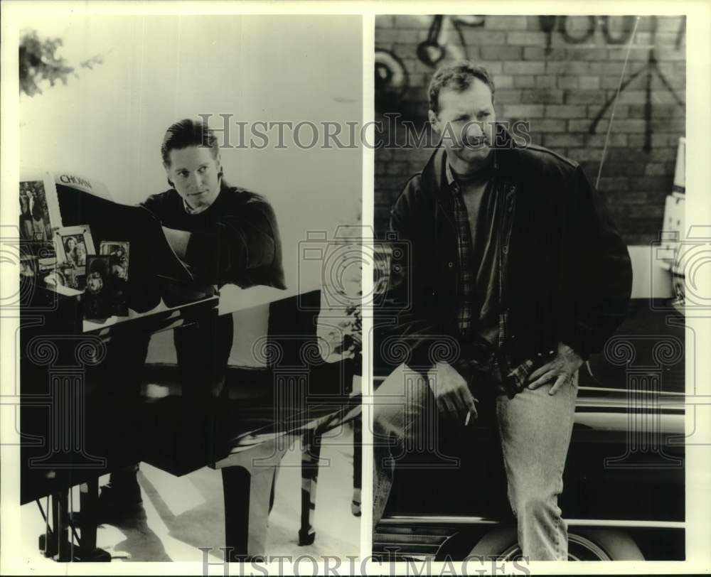 1994 Press Photo Actors Eric Soltz, Randy Quaid in "Roommates" on NBC Television