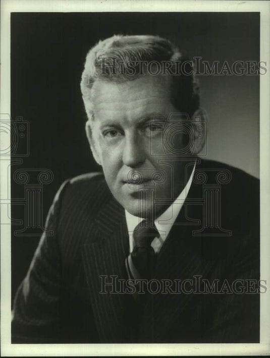 1972 Press Photo Elton Rull, American Broadcasting Company former president