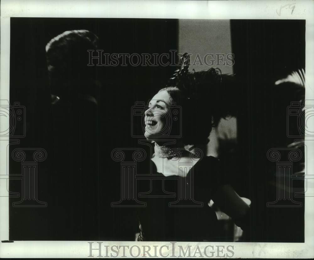 1979 Press Photo Joann Yockey in a production of &quot;The Merry Widow&quot; - nop77975- Historic Images