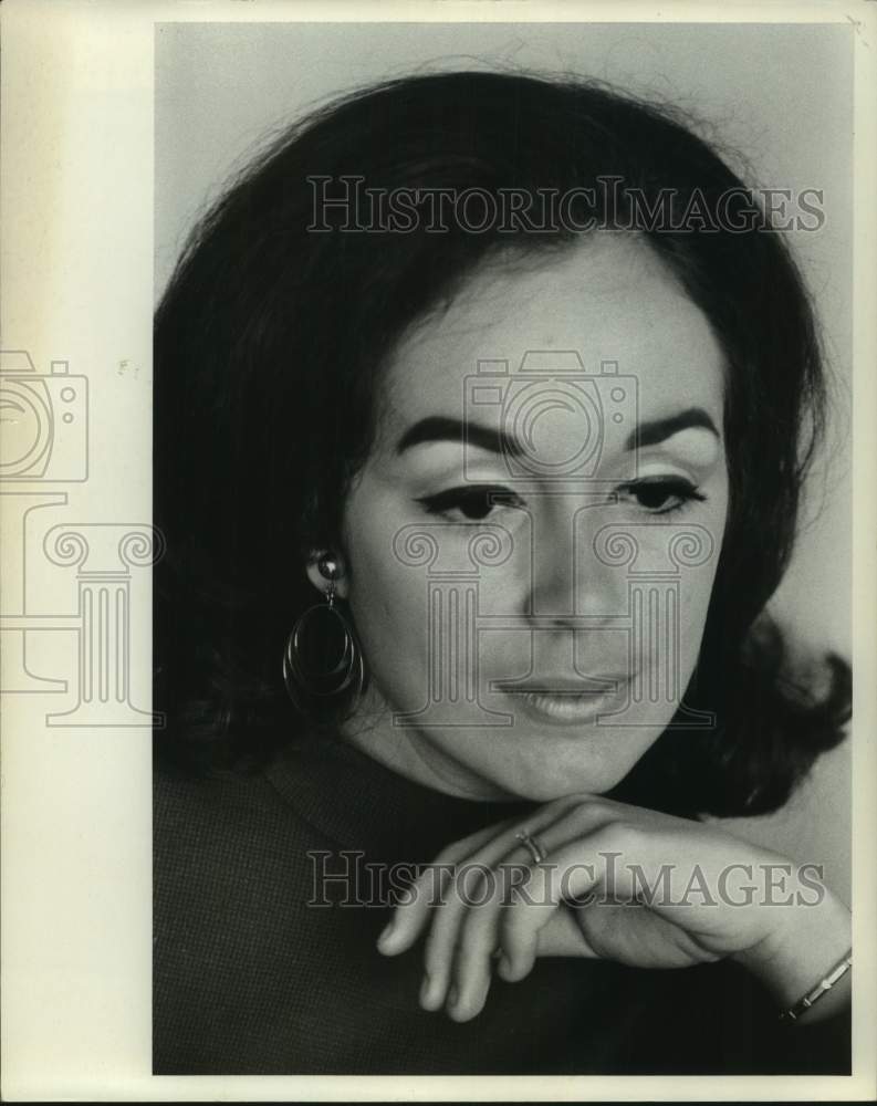 1976 Press Photo Joann Yockey, New Orleans Author - nop78753