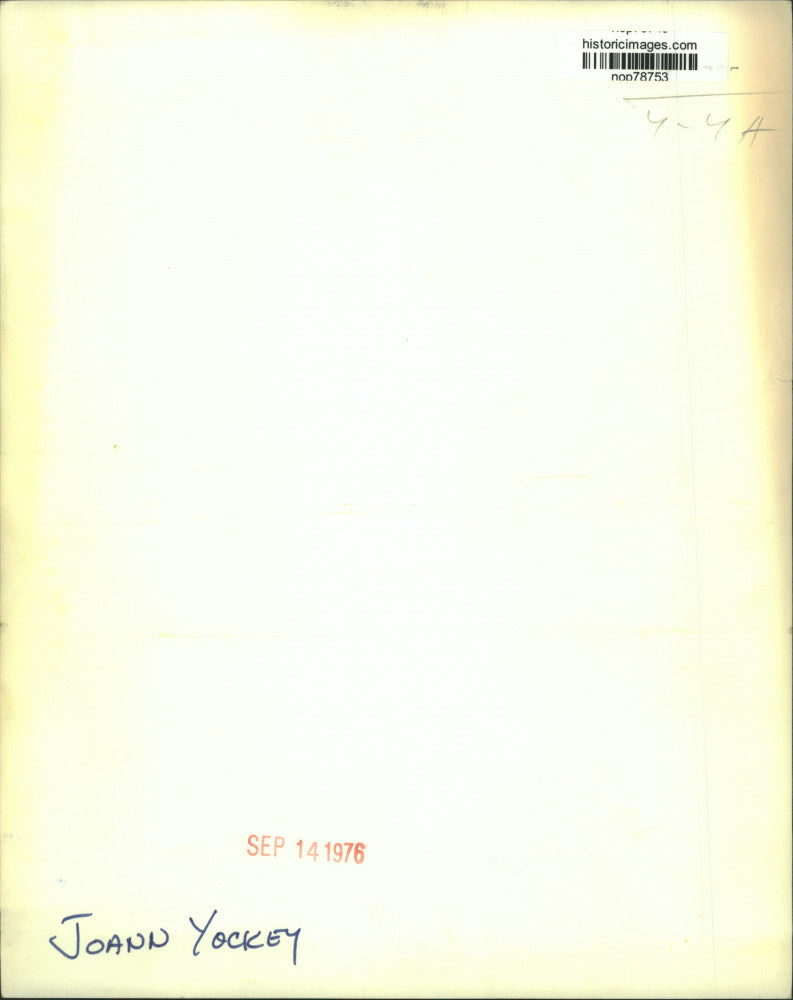 1976 Press Photo Joann Yockey, New Orleans Author - nop78753