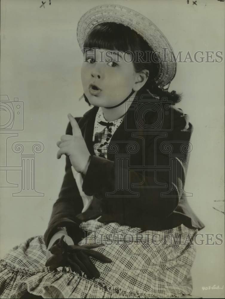 1955 Press Photo Movie star Jane Withers stars in "Giant" - nop79022