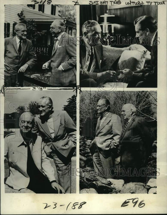1977 Press Photo Guests on "A Conversation with Eric Sevareid" - nop79435