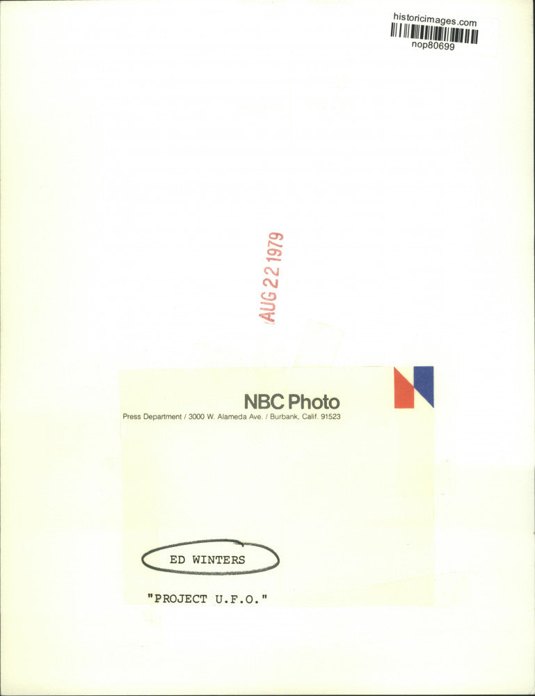 Load image into Gallery viewer, 1979 Press Photo Ed Winters on "Project U.F.O." - nop80699
