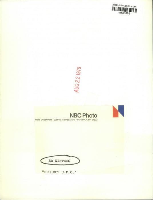 1979 Press Photo Ed Winters on "Project U.F.O." - nop80699