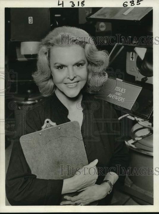 1980 Press Photo Peggy Whedon, Producer ABC News "Issues and Answers"