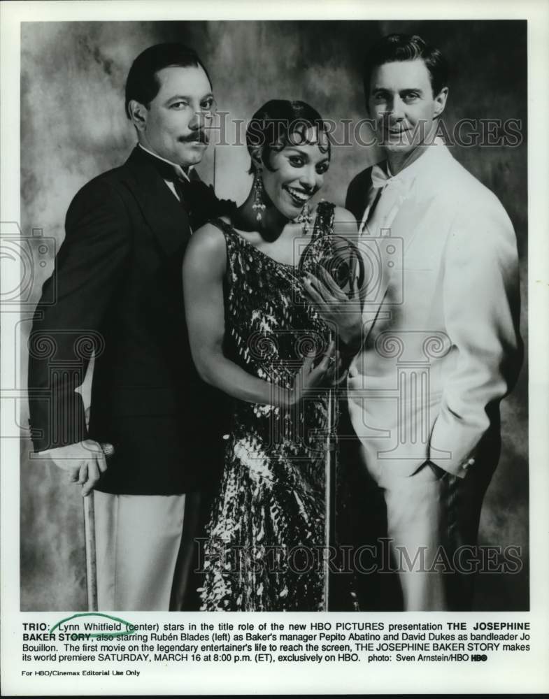 Press Photo &quot;The Josephine Baker Story&quot; Cast Members - nop81185- Historic Images