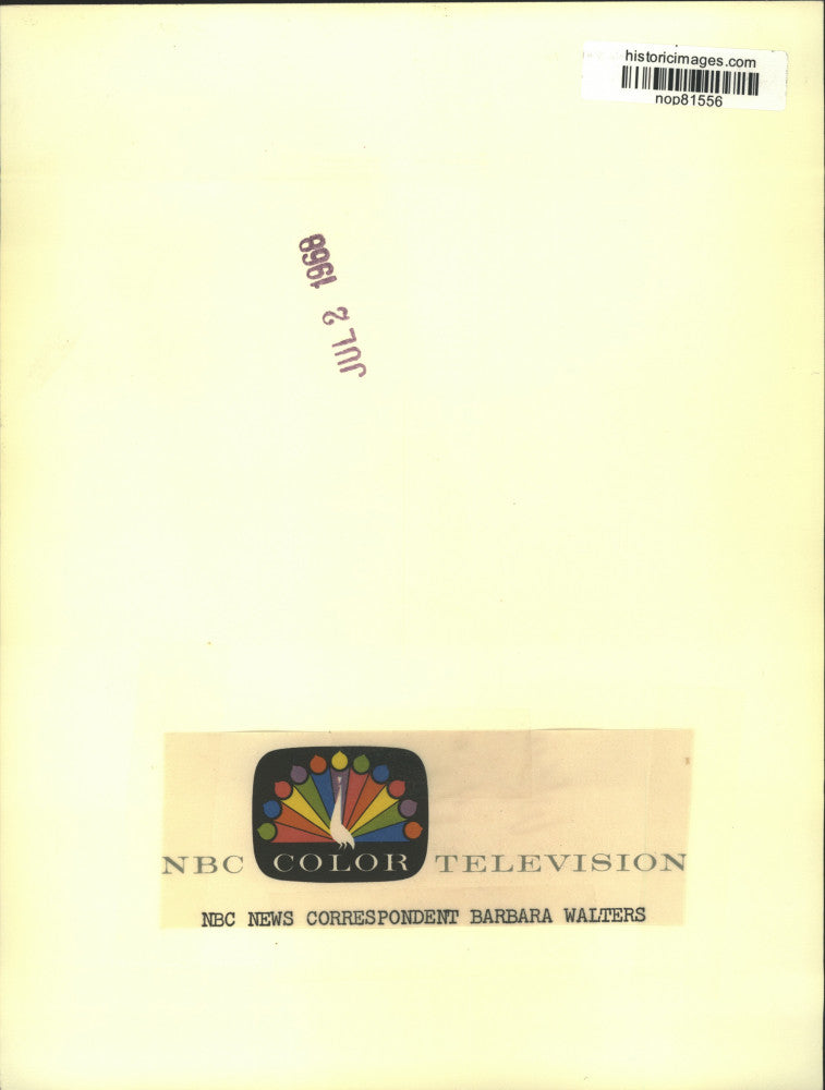 1968 Press Photo NBC News Correspondent Barbara Walters - nop81556