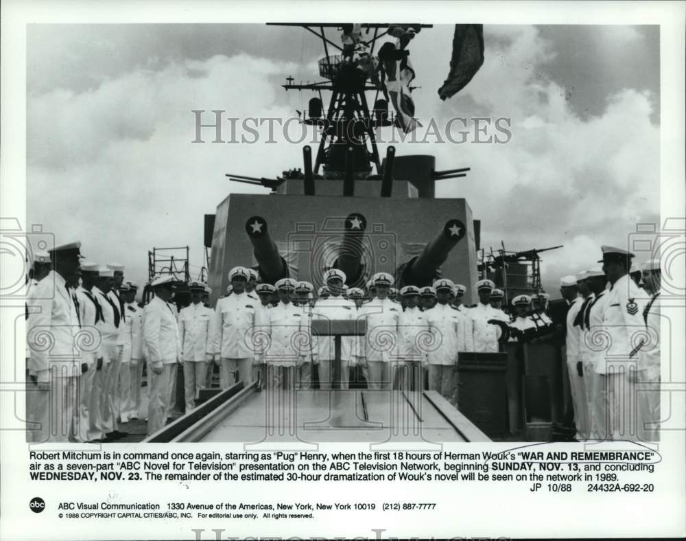 1988 Press Photo Scene from Herman Wouk's "War And Remembrance" - nop83792- Historic Images