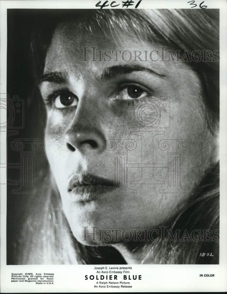 1970 Press Photo "Soldier Blue" actress, Candice Bergen - nop87548- Historic Images