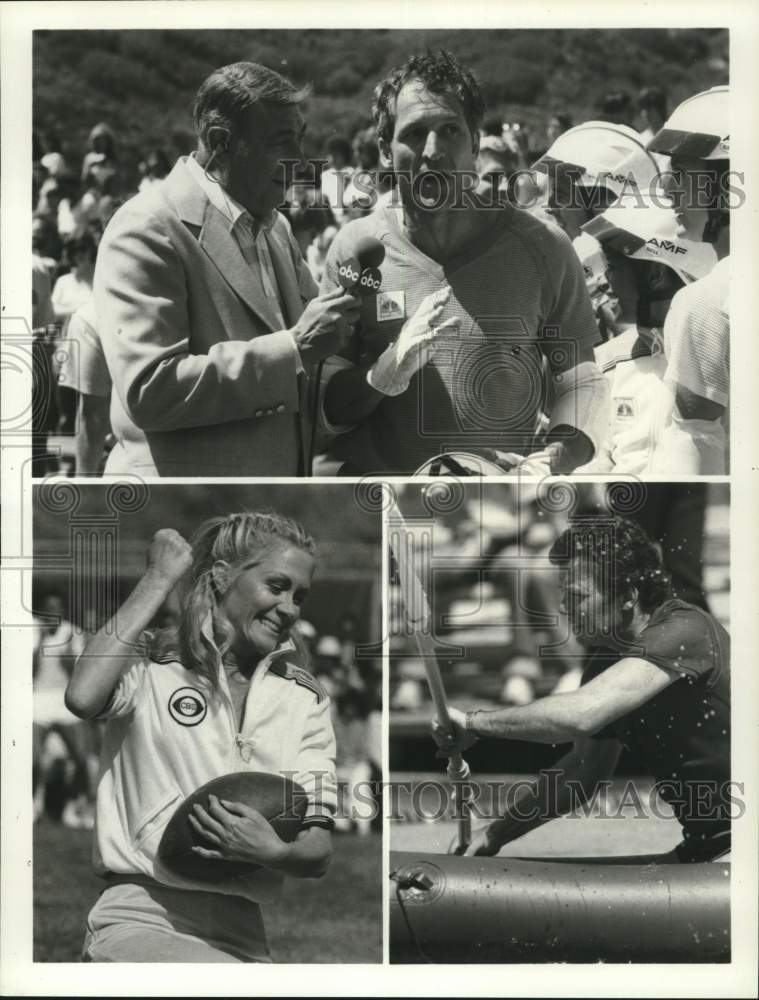 1982 Press Photo Scenes from ABC Sports special &quot;Battle of the Network Stars&quot;- Historic Images