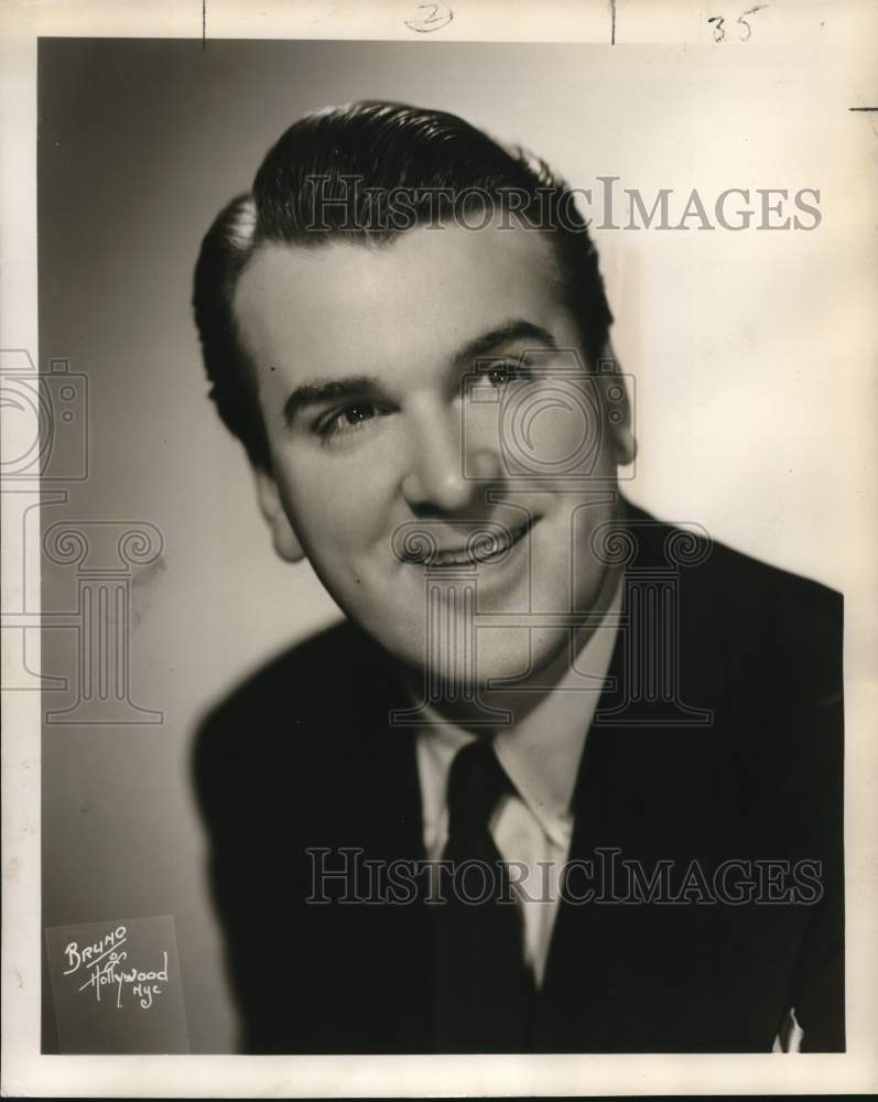 1951 Press Photo Johnny Thompson, Broadway Singing Star - nop93782- Historic Images