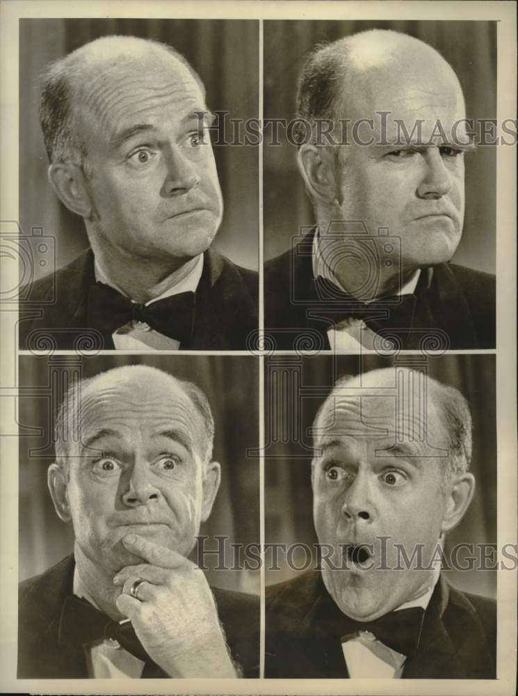 1959 Press Photo Bob Sweeney on "Fibber McGee and Molly," on NBC Television.- Historic Images