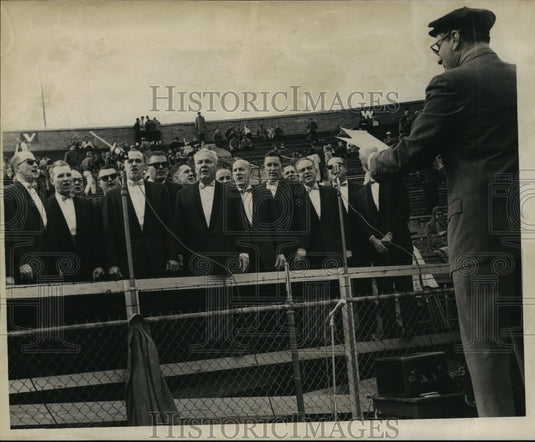 1962 Press Photo Sugar Bowl- New Orleans Barbershop Quartet and Chorus.- Historic Images