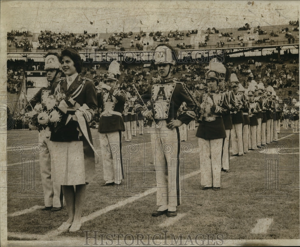 1962 Press Photo Sugar Bowl- Alabama Band performs at halftime. - nos00263- Historic Images